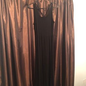 Black maxi dress